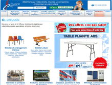 Tablet Screenshot of gcdiffusion.fr